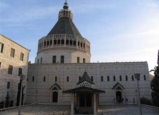 La basilica di santa Maria Annunciata a Nazareth.