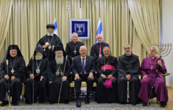 Udienza di fine anno del presidente israeliano ai leader cristiani