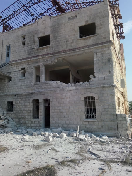 In Siria centrato da un missile il convento francescano di Yacoubieh