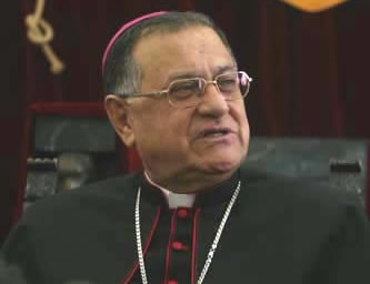 Monsignor Twal: il Papa verrà anzitutto per i cristiani