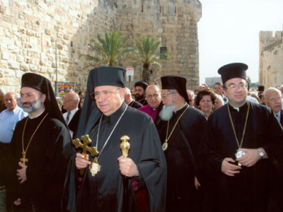 Il nuovo vescovo greco-cattolico si insedia a Gerusalemme