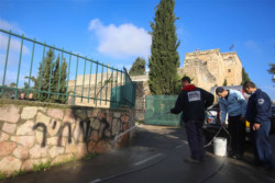 Per la seconda volta nel 2012 oltraggiato un monastero ortodosso di Gerusalemme