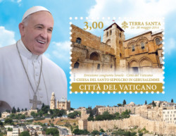 Vaticano e Israele, nuovi francobolli per ricordare il viaggio di Papa Francesco