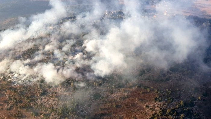 Afa e incendi in Terra Santa, fiamme anche sul Tabor