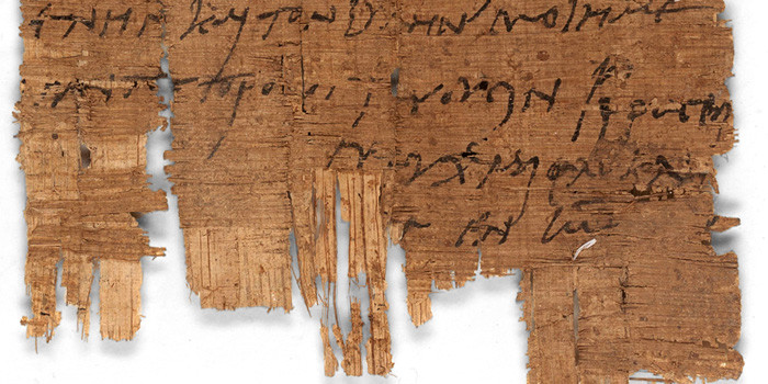 Da un papiro nuova luce sui primi cristiani in Egitto