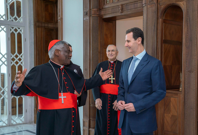 Siria, papa Francesco scrive al presidente Assad