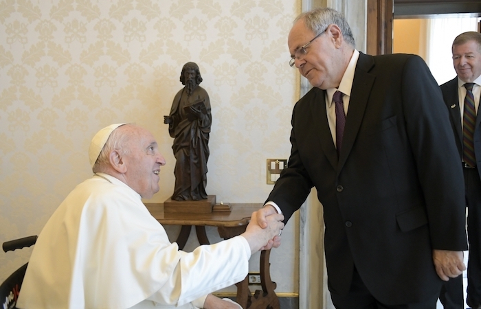 Il presidente dello <i>Yad Vashem</i> in Vaticano