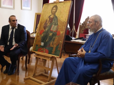 Un’antica icona tornata a Cipro dalla Svizzera