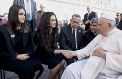 I familiari di Shireen Abu Akleh ricevuti in Vaticano