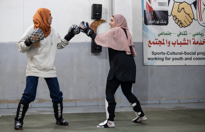 Arti marziali e pugilato anche per ragazze. (foto Daniele Napolitano)
