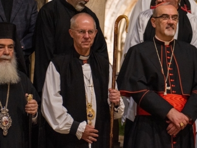 A Gerusalemme visita di solidarietà dell’arcivescovo di Canterbury