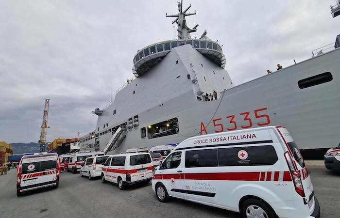 Con la nave Vulcano altri piccoli pazienti di Gaza accolti in Italia