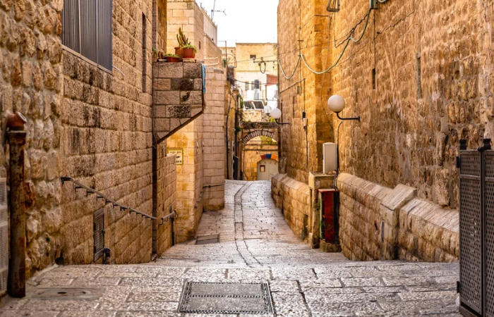 Vie più accessibili nel quartiere cristiano di Gerusalemme